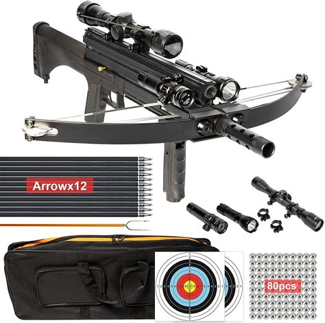 It has an aluminum body, nylon stock and steel limbs. . Wt4 tactical steel ball crossbow